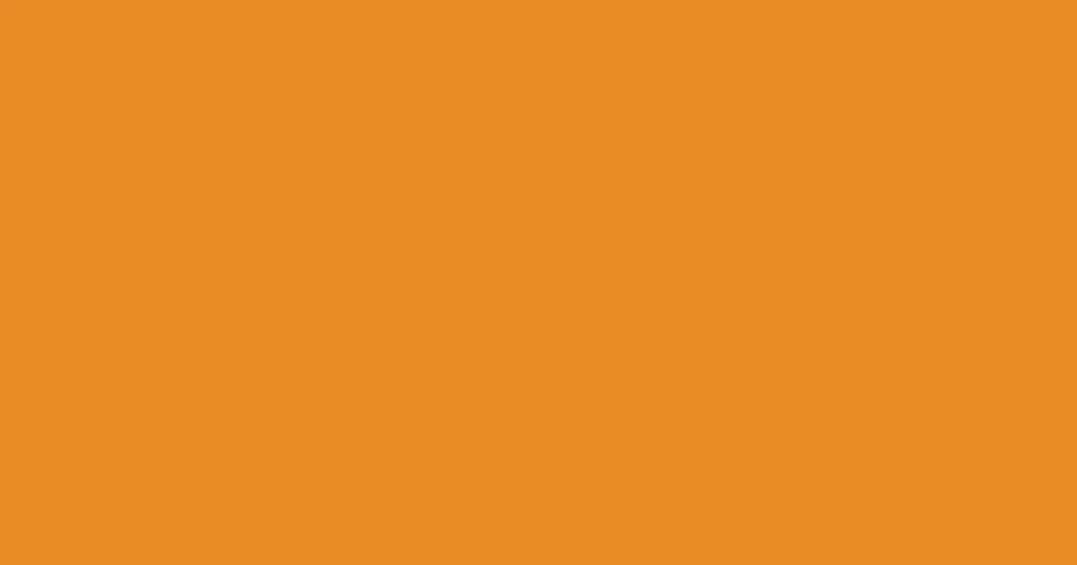 #e98b26 carrot orange color image