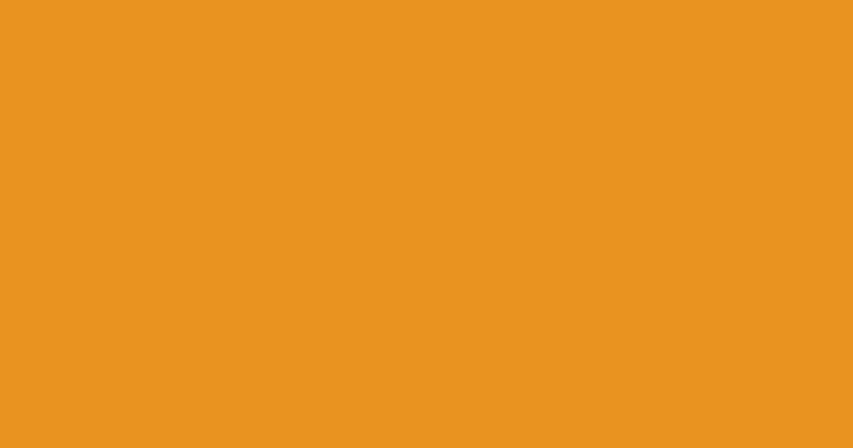 #e99220 carrot orange color image