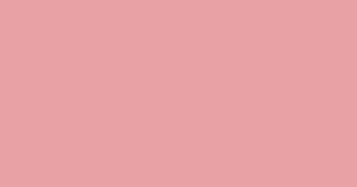 #e9a1a4 sea pink color image