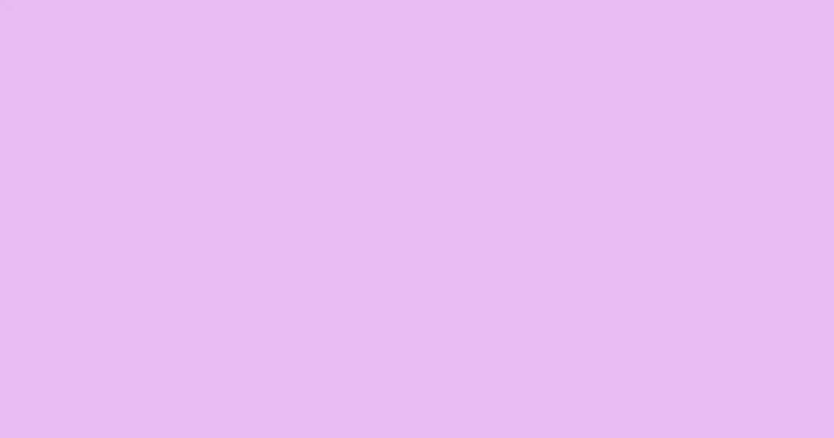#e9bbf1 french lilac color image