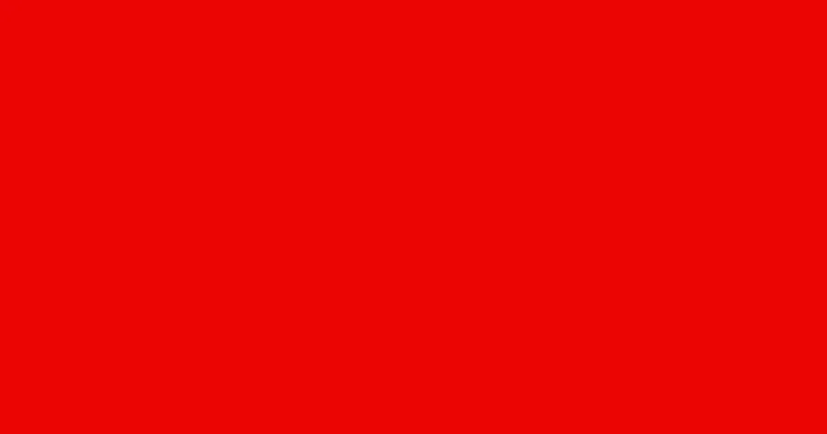 #ea0502 red color image
