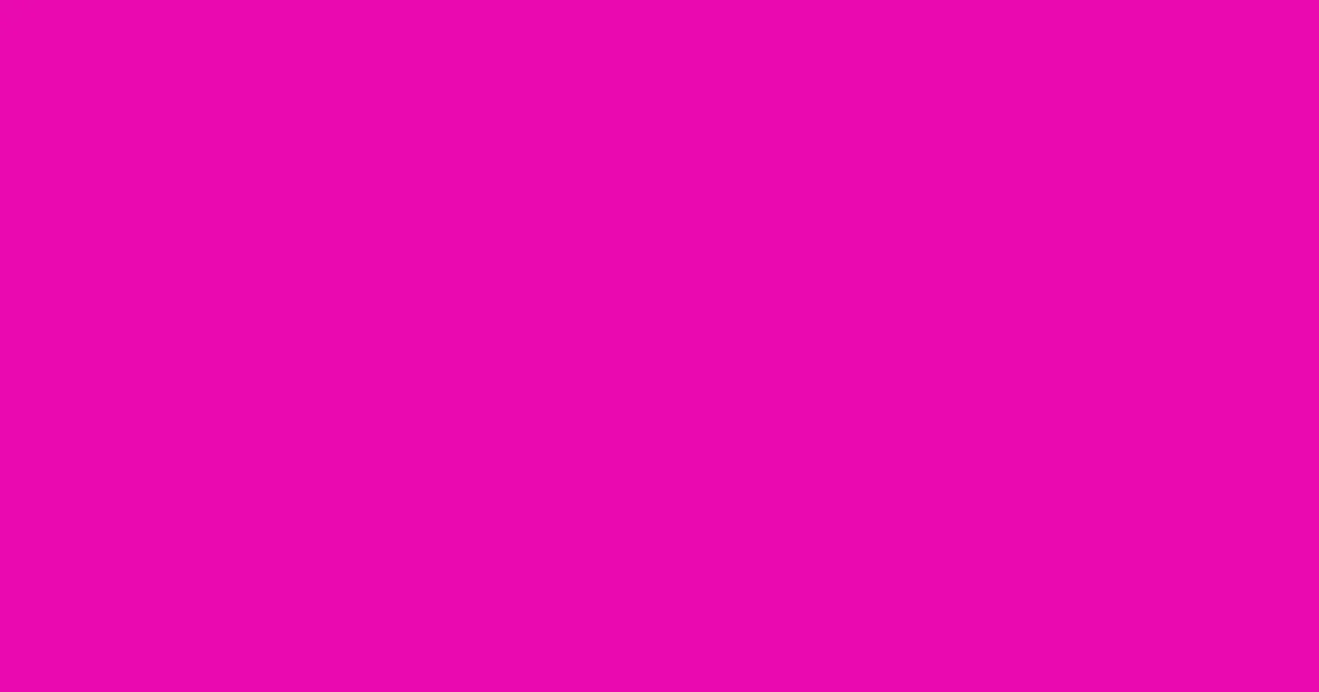 #ea09b1 shocking pink color image