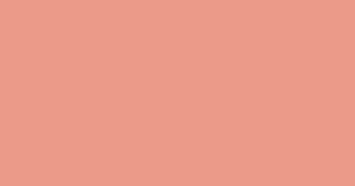 #ea9989 tonys pink color image