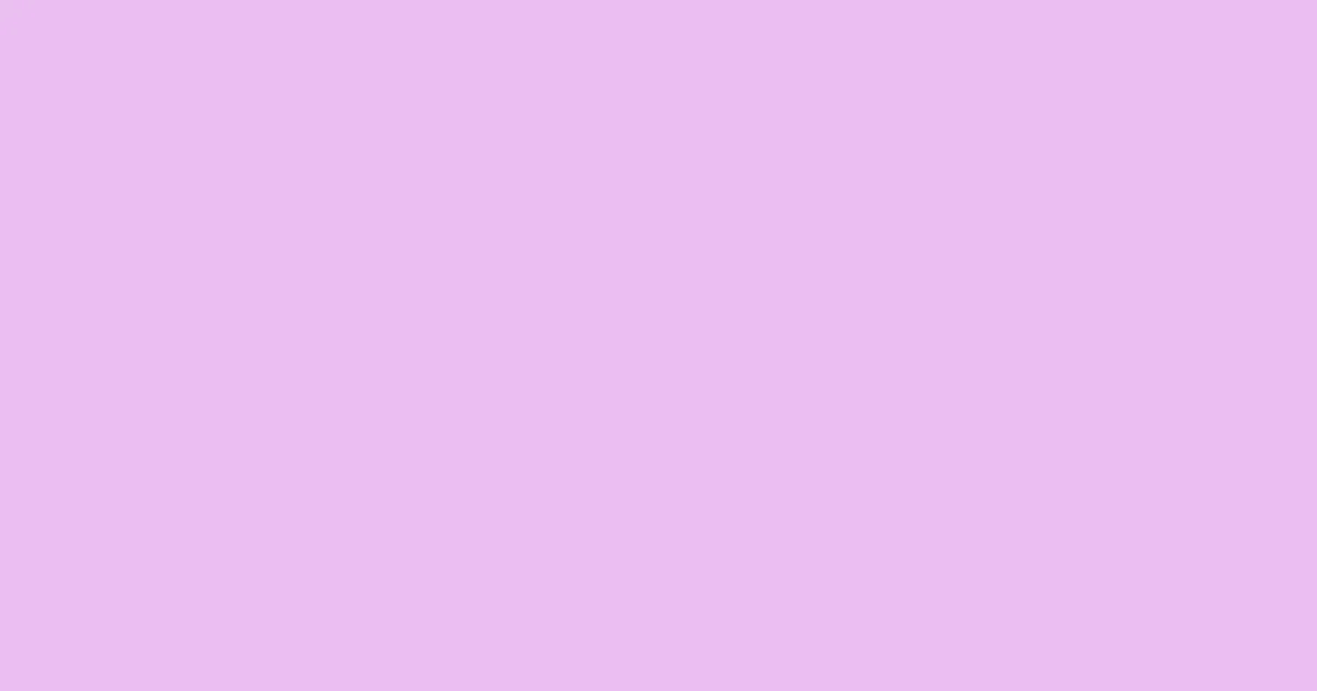 #eabef2 french lilac color image