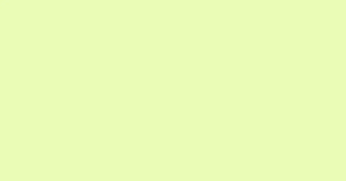 #eafcb7 pale prim color image