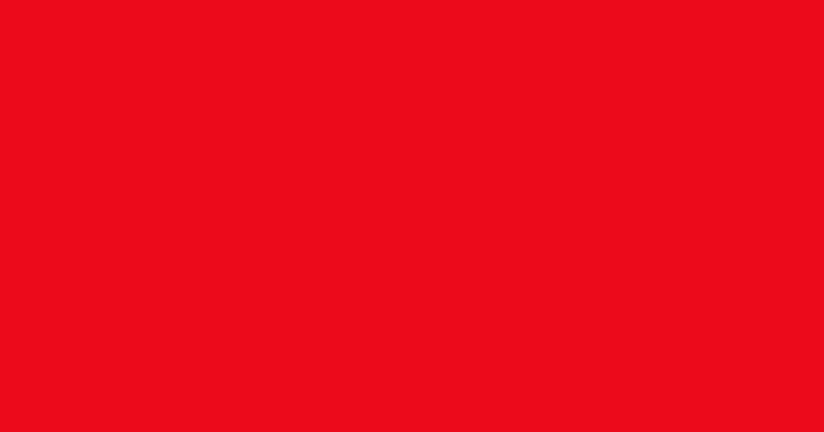 #eb091b red ribbon color image