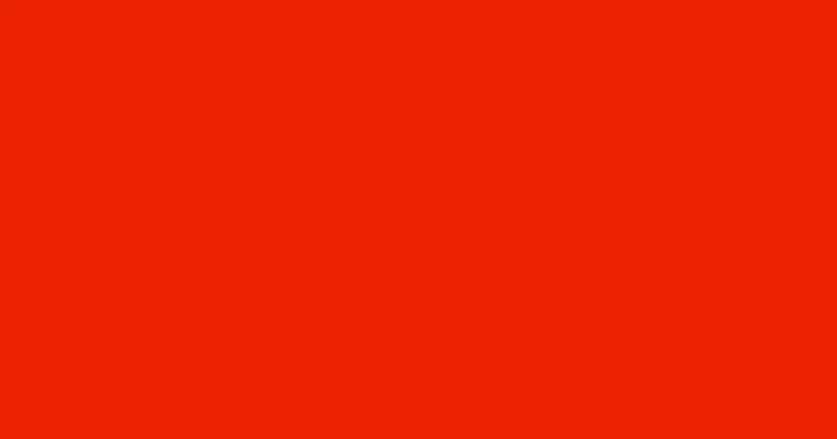 #eb2102 scarlet color image