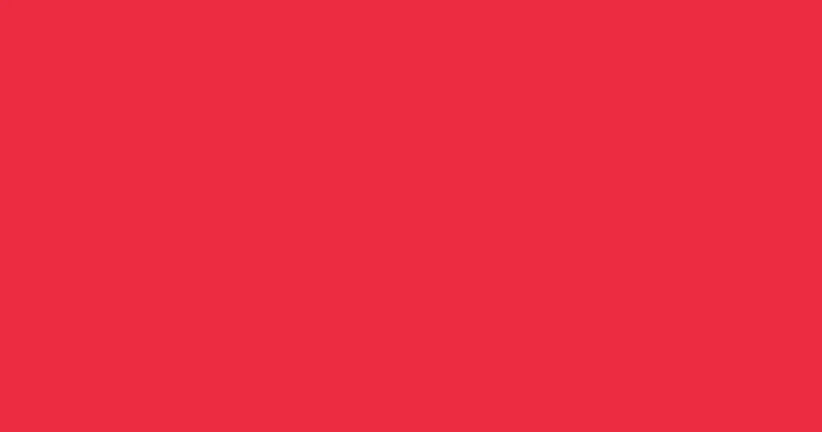 #eb2c41 red color image