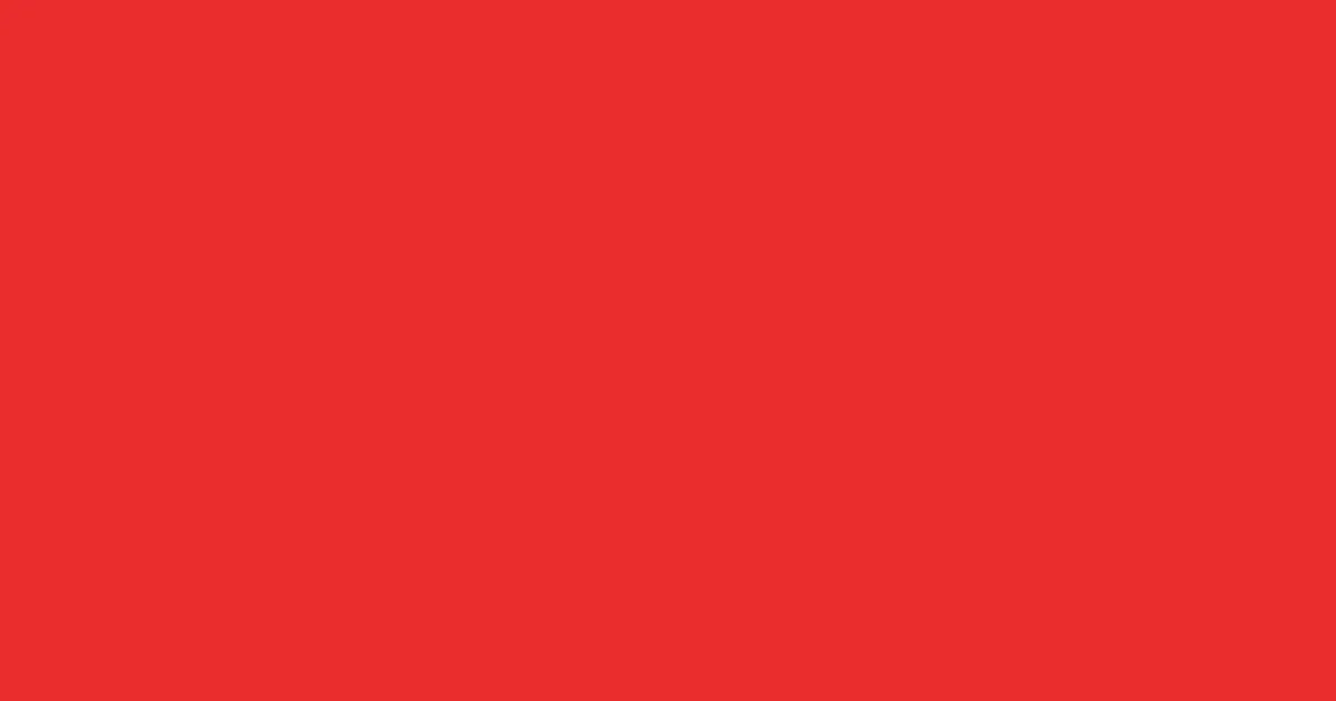 #eb2d2d alizarin crimson color image