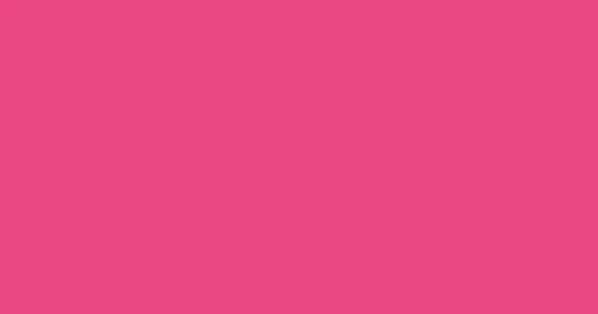 #eb467f rose pearl color image