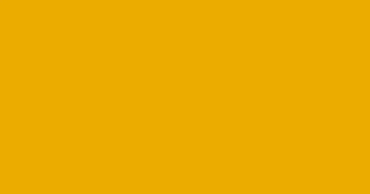 #ebab00 web orange color image