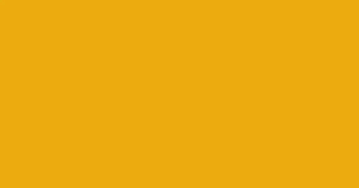 #ebac0f buttercup color image