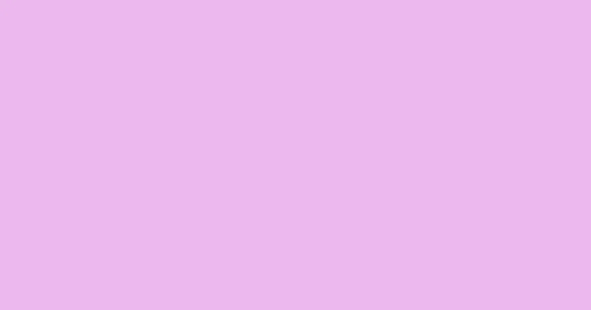 #ebb8ee french lilac color image