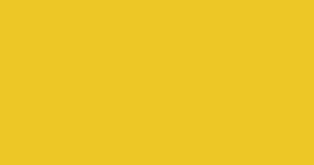 #ebc825 golden dream color image