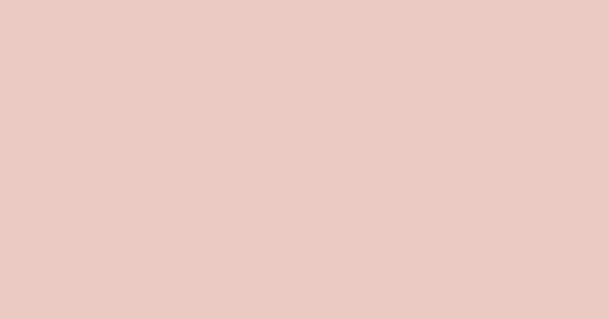#ebcac2 rose fog color image