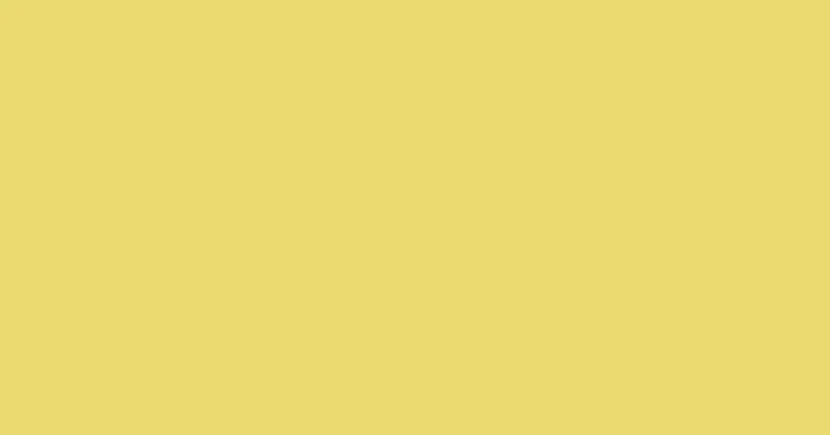 #ebda71 flax color image