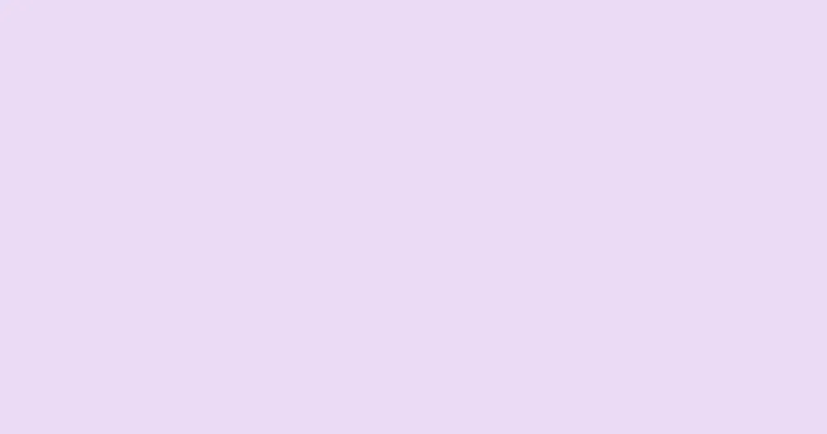 #ebdbf5 french lilac color image