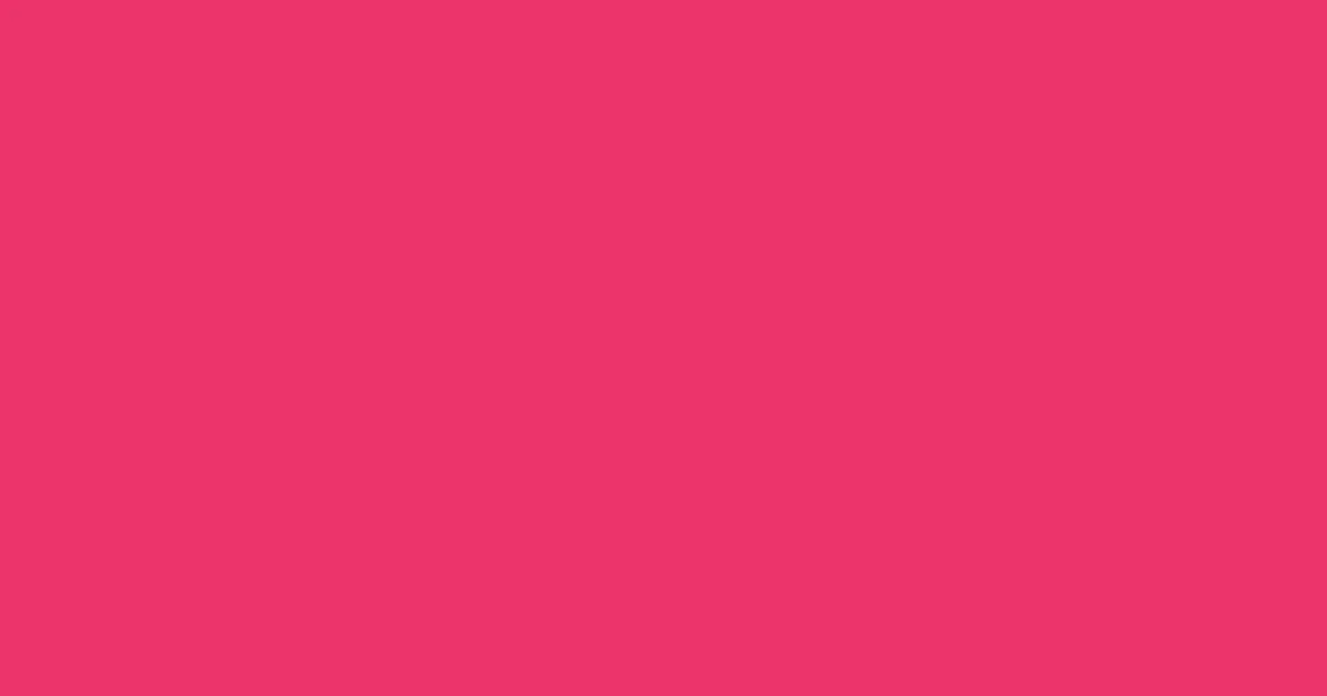#ec346b rose pearl color image