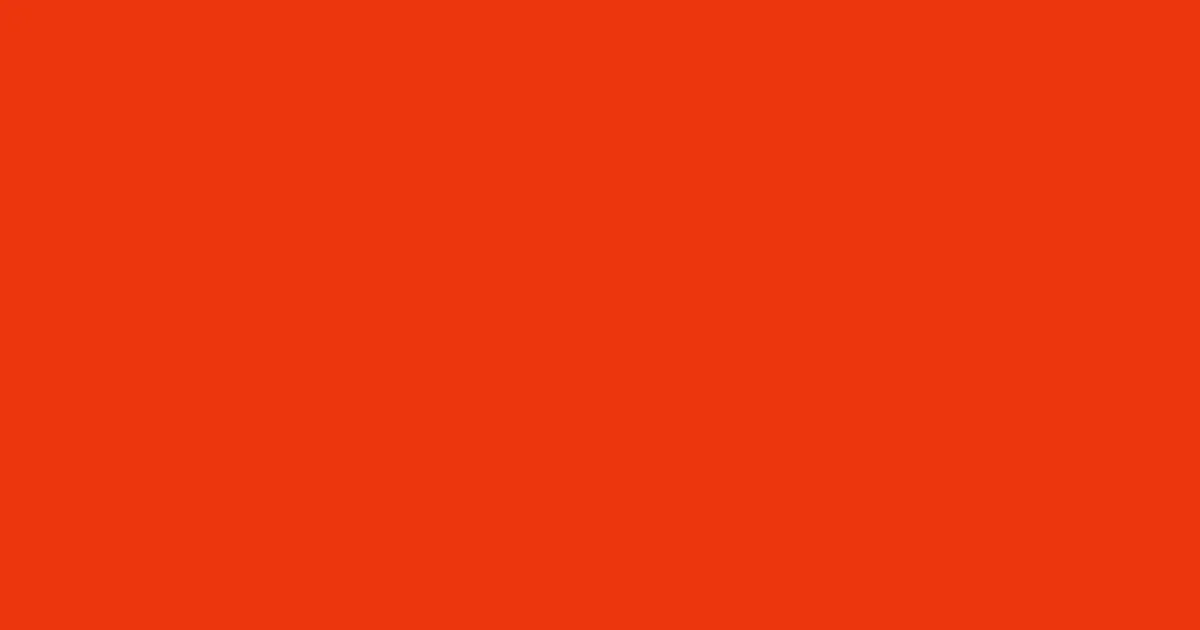 #ec350d pomegranate color image