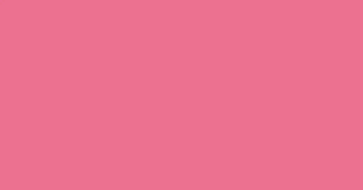 #ec7091 deep blush color image