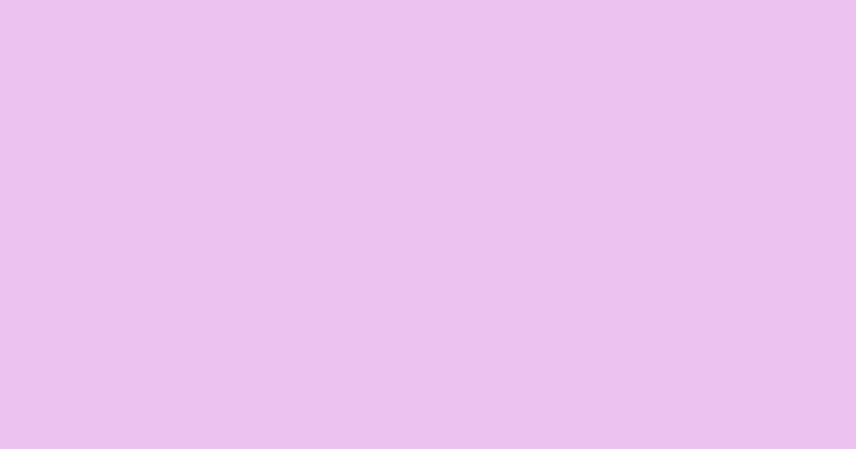 #ecc1f0 french lilac color image