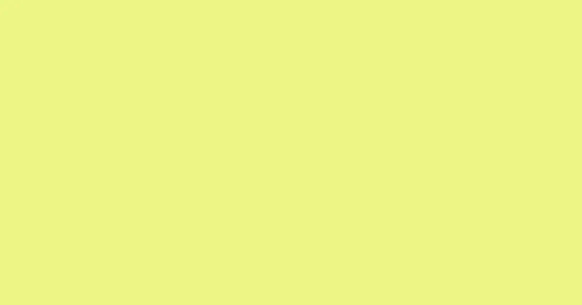 #ecf683 key lime pearl color image