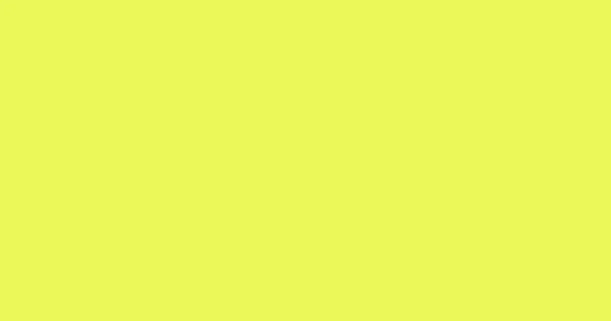 #ecf758 canary color image