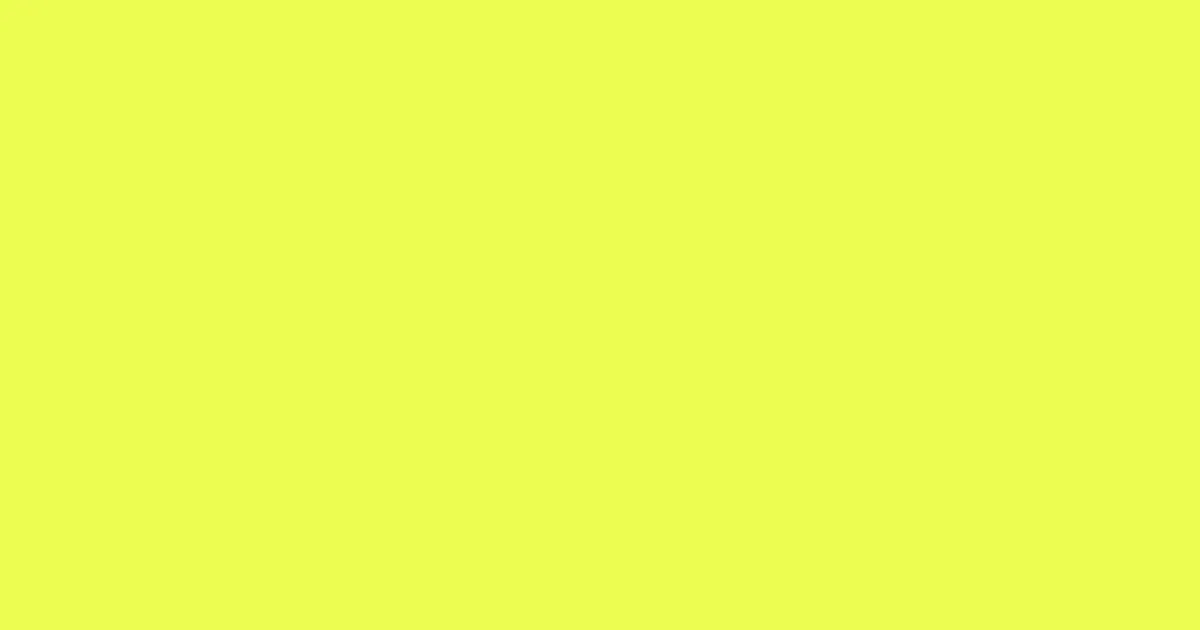 #ecfc50 canary color image