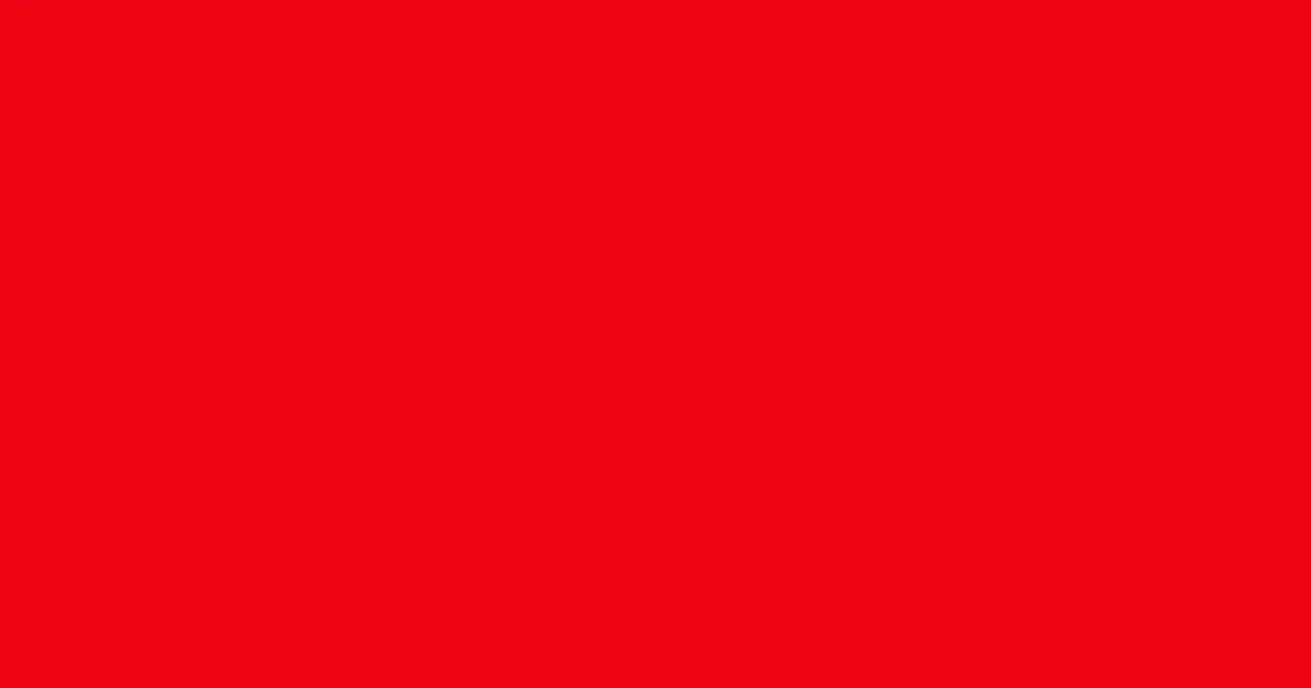 #ed0412 red color image