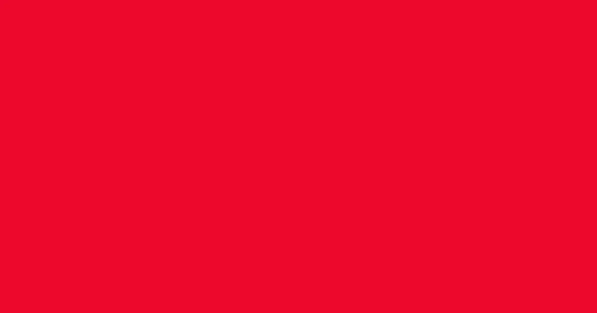 #ed082d red ribbon color image