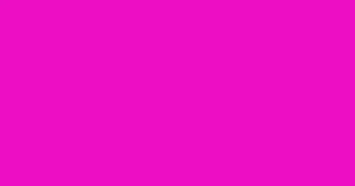 #ed0ec4 shocking pink color image