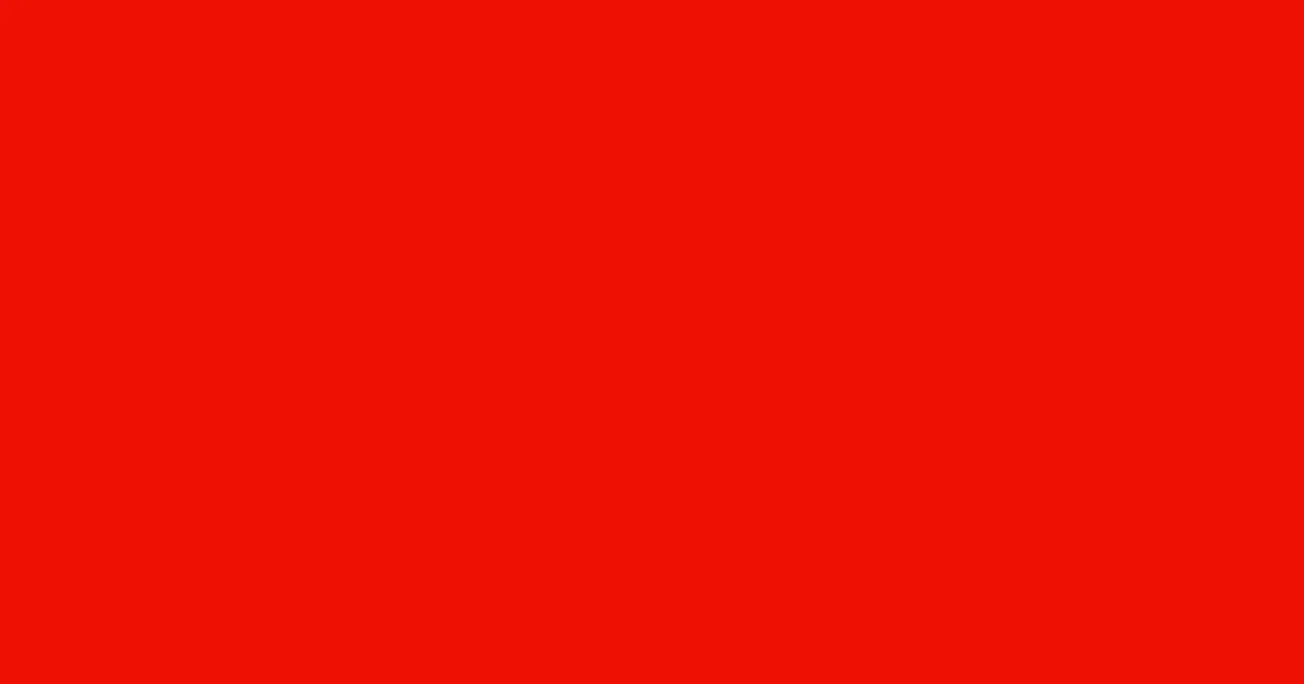 #ed1102 red color image