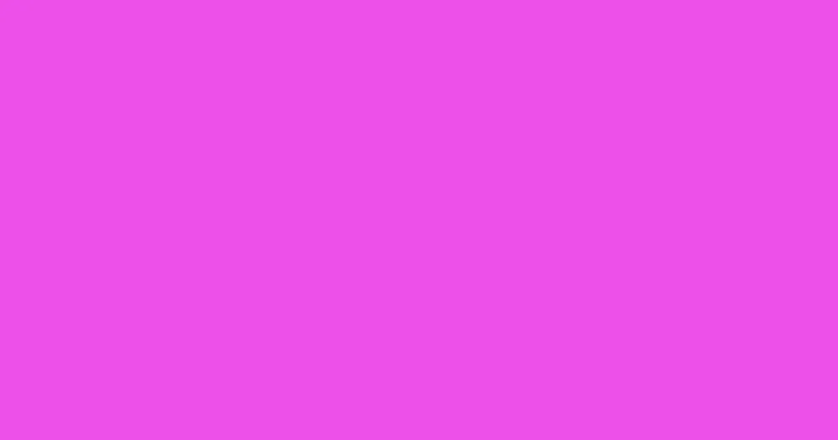 #ed50e9 lavender magenta color image