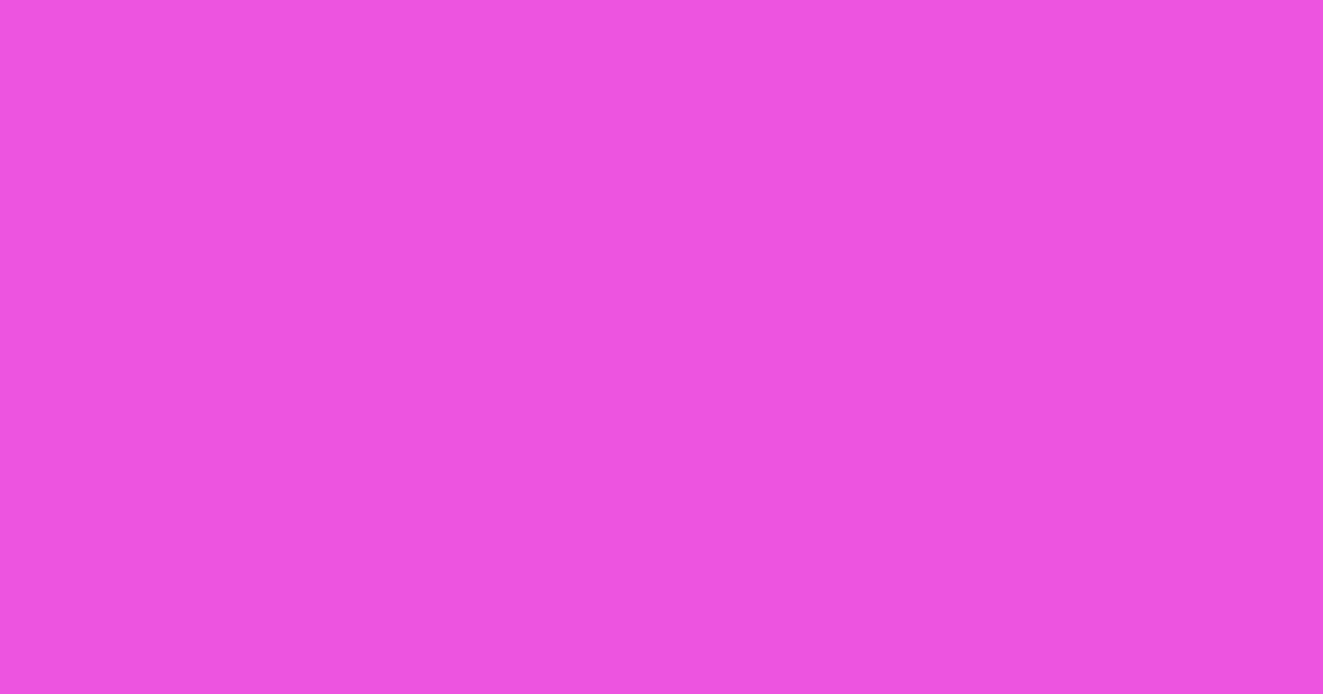 #ed53e0 lavender magenta color image