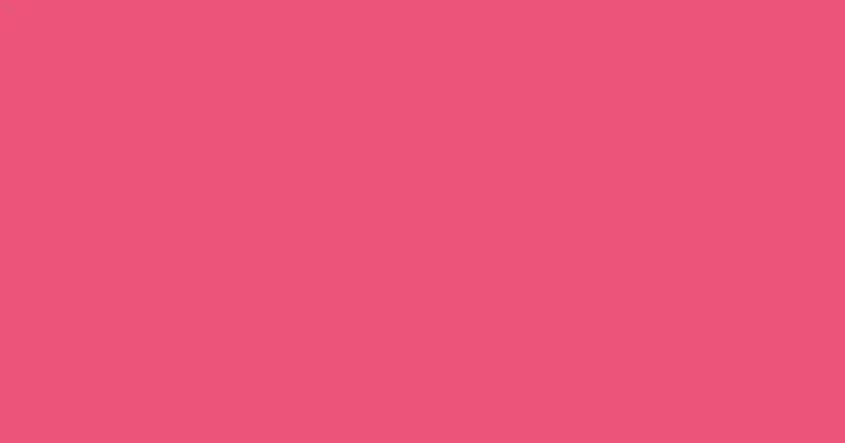 #ed547b french rose color image