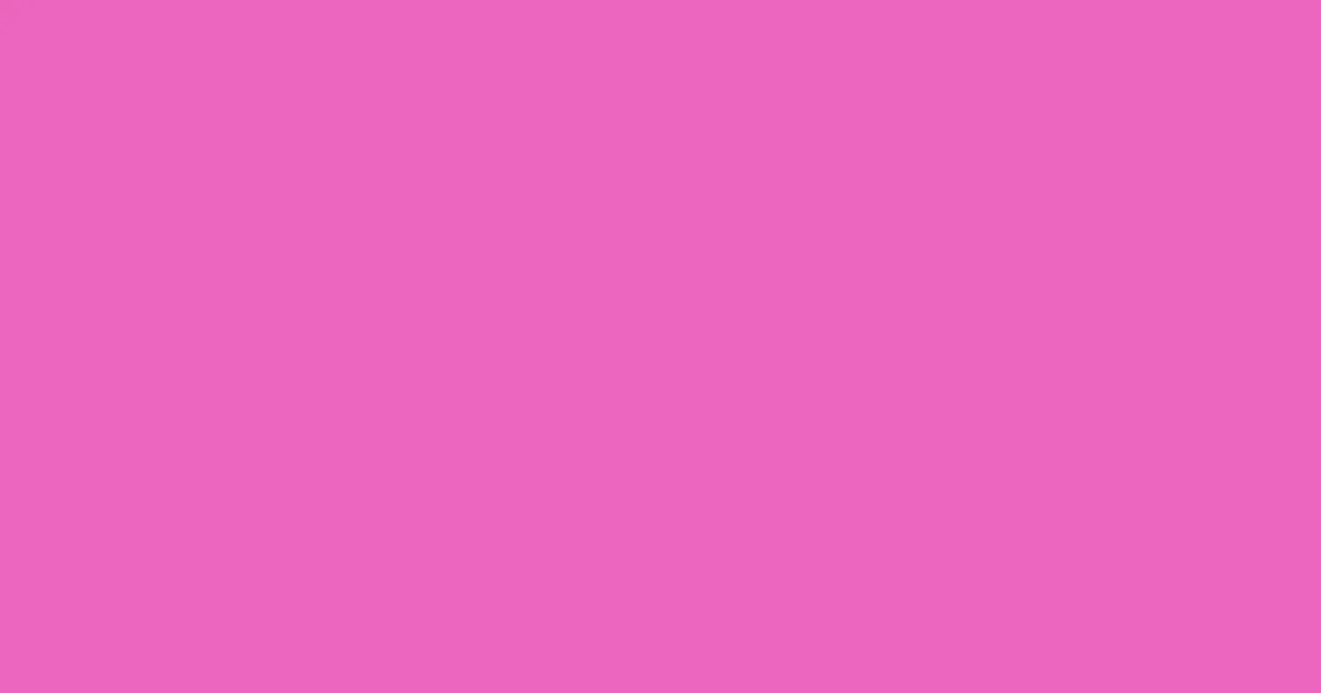 #ed65be magenta color image