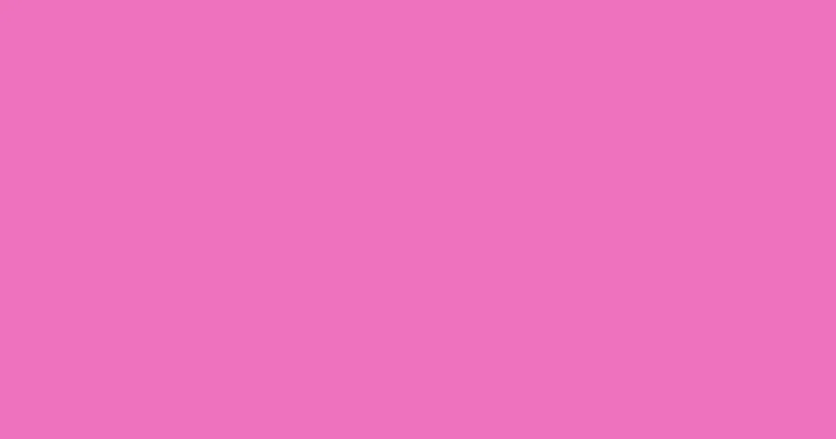 #ed71be persian pink color image