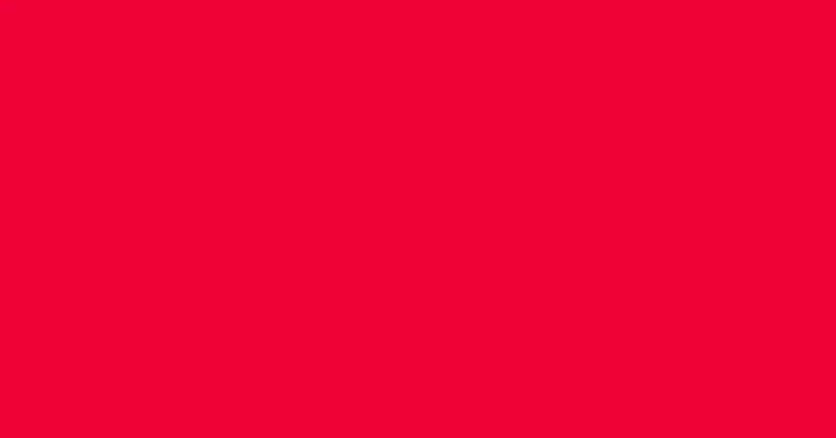 #ee0237 red ribbon color image