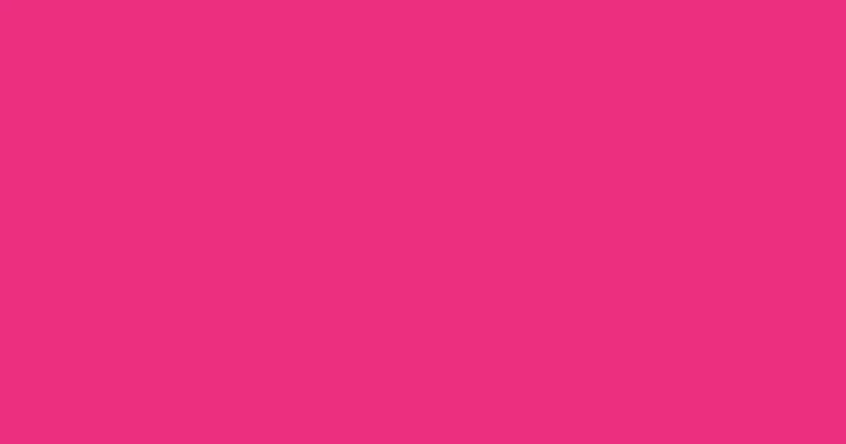 #ee2e80 rose pearl color image