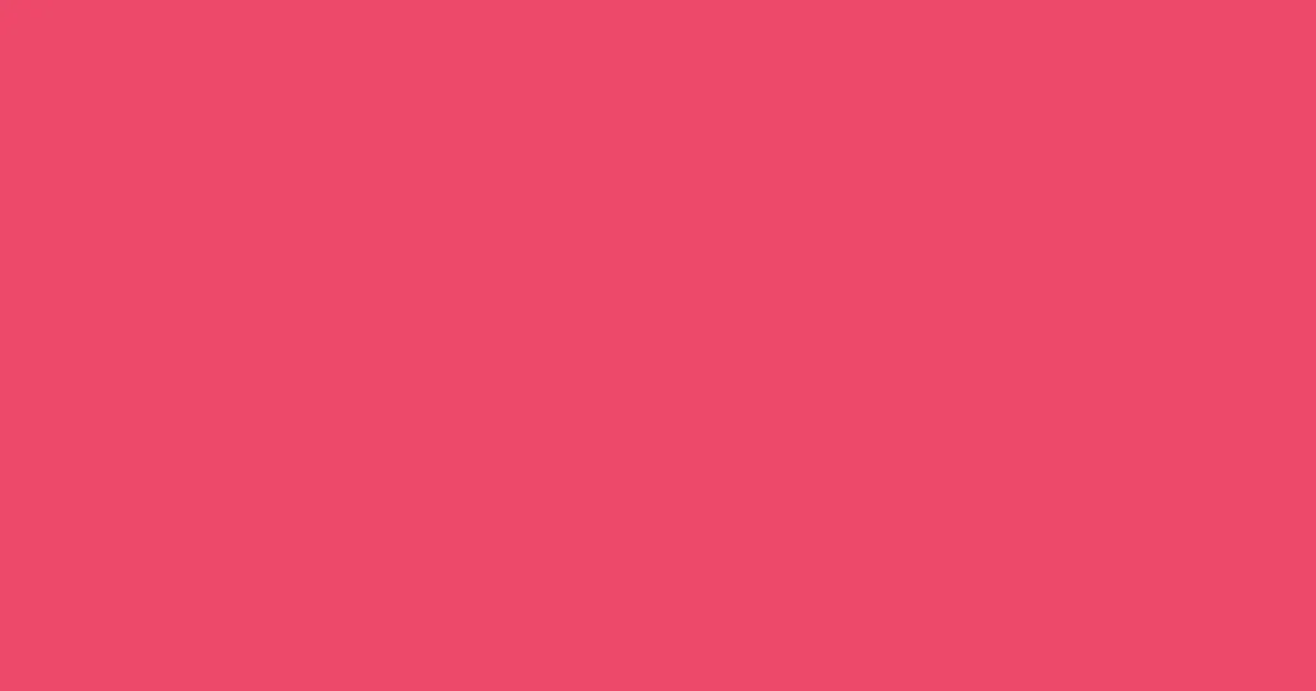 #ee4869 rose pearl color image
