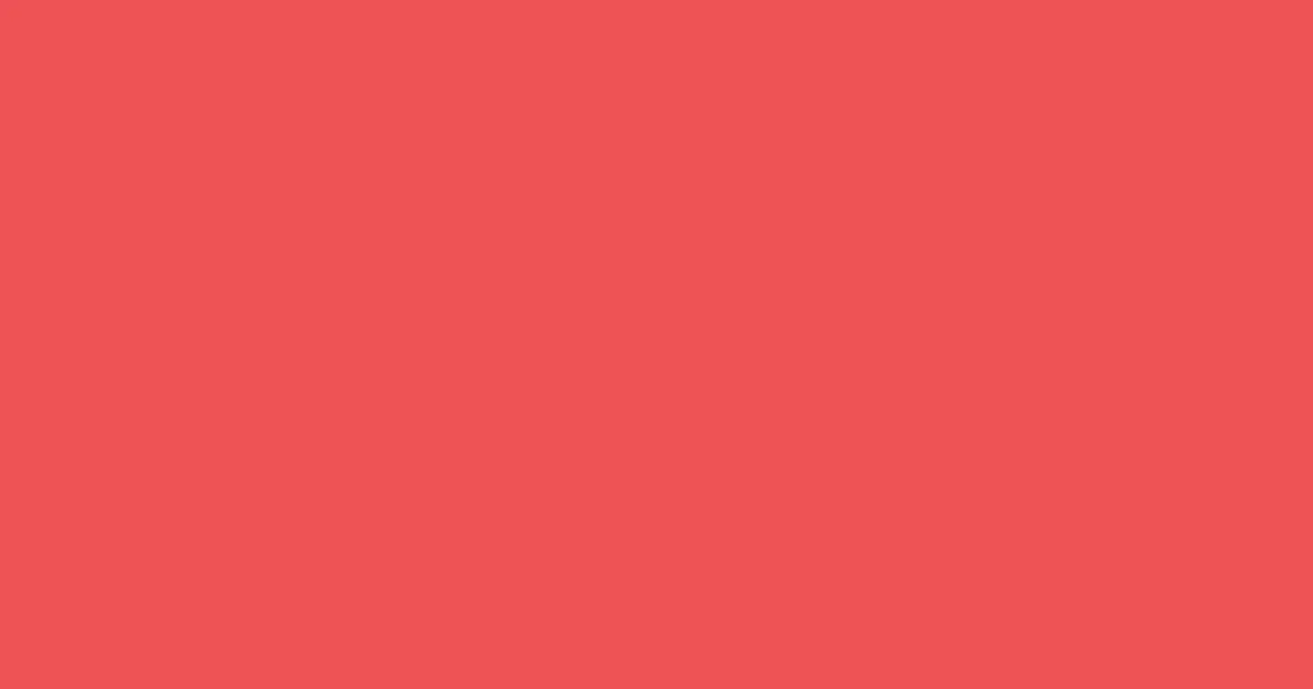 #ee5254 salmon pearl color image