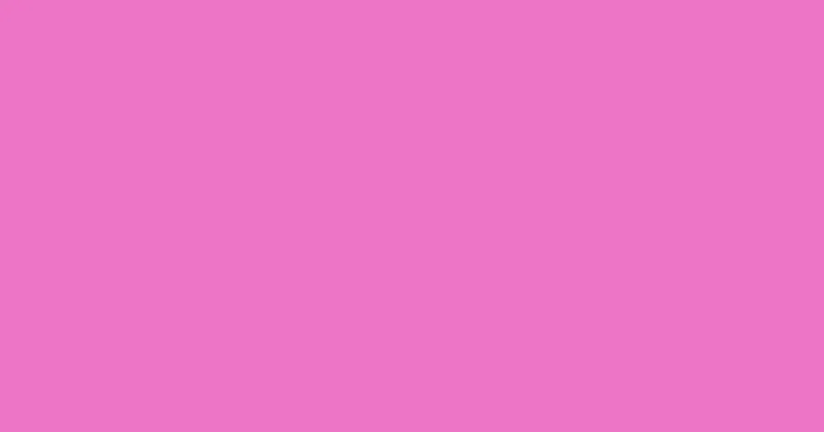 #ee74c7 persian pink color image