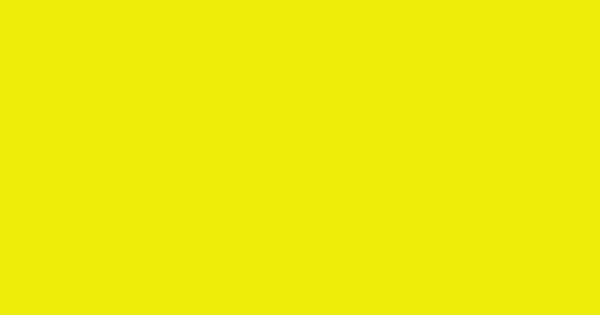 #eeeb0b ripe lemon color image