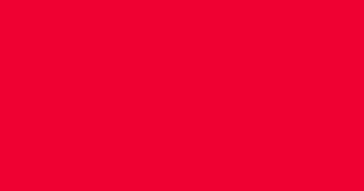 #ef0131 torch red color image