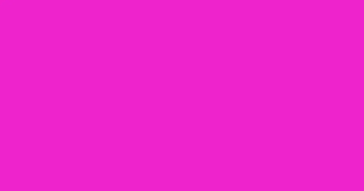 #ef23cd shocking pink color image