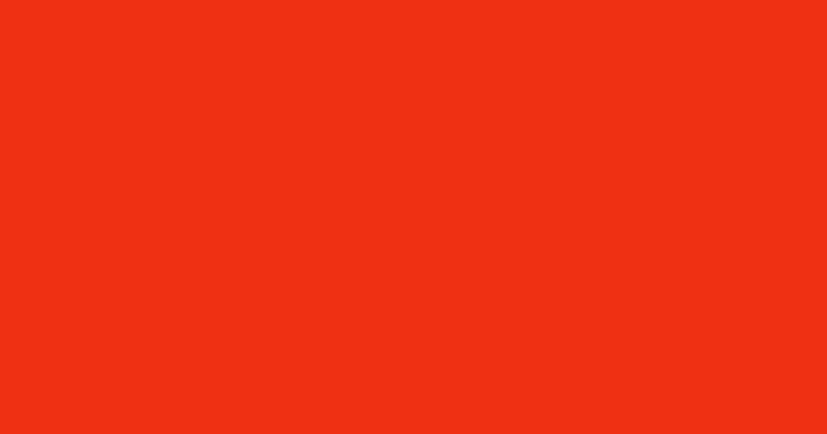 #ef3011 pomegranate color image