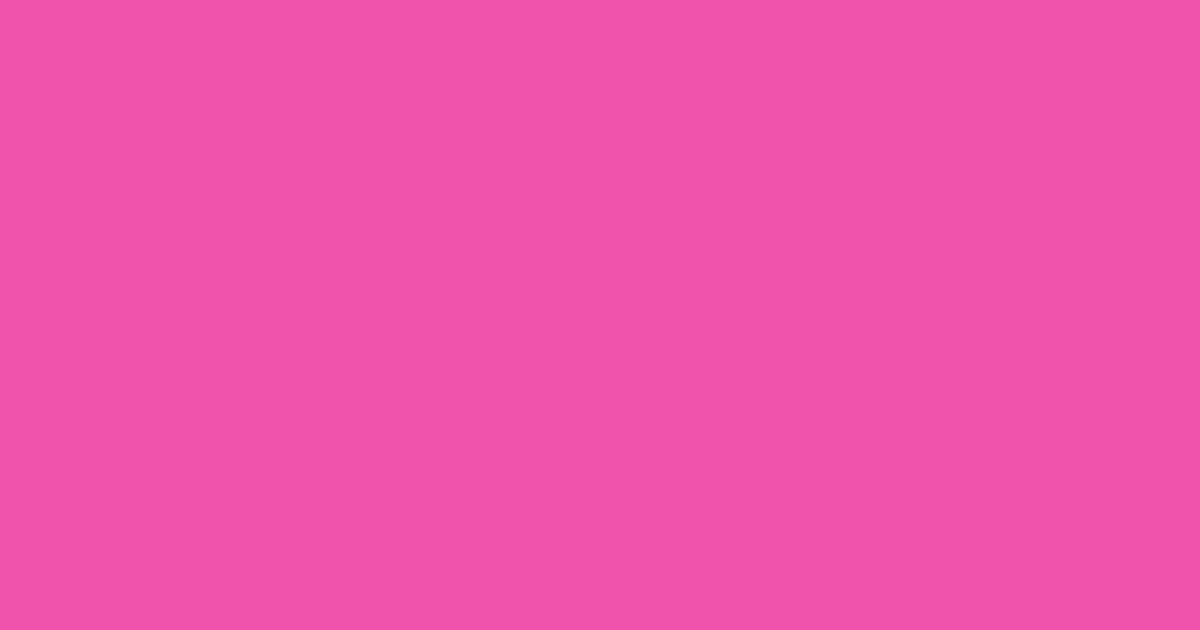 #ef52ab brilliant rose color image