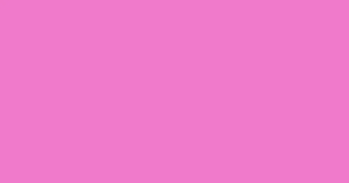 #ef7acb persian pink color image