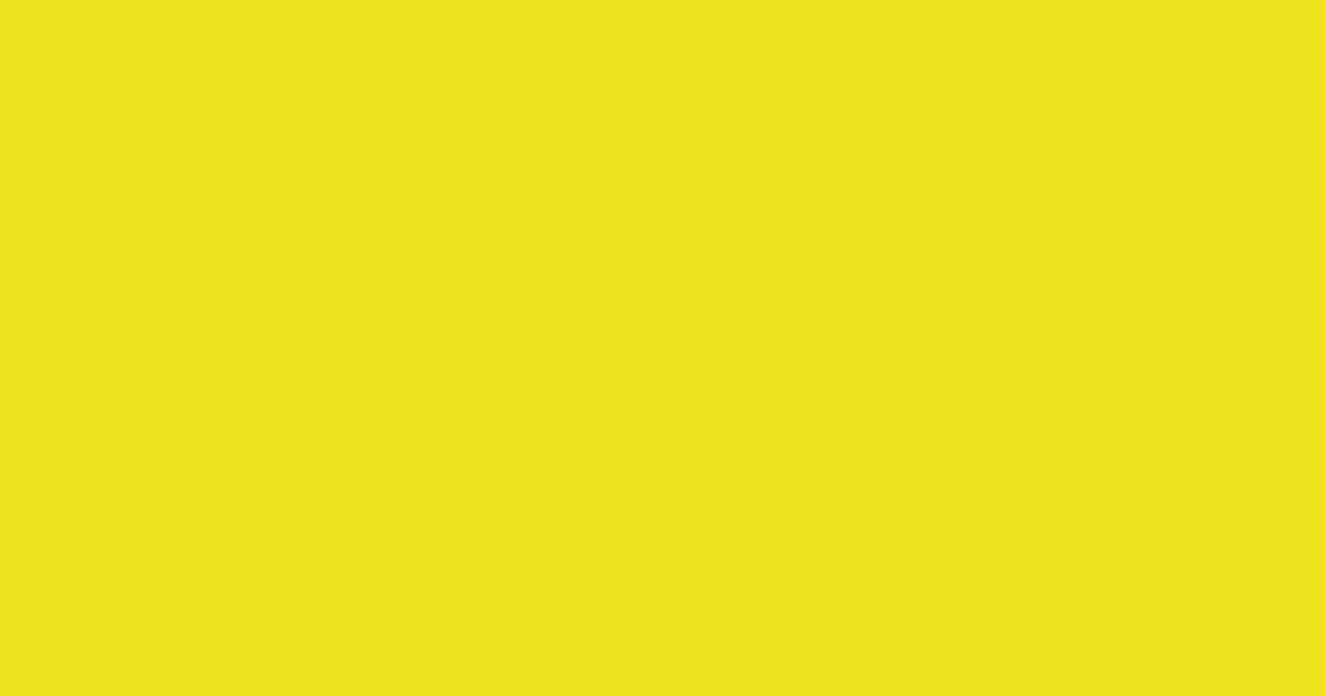 #efe41e ripe lemon color image