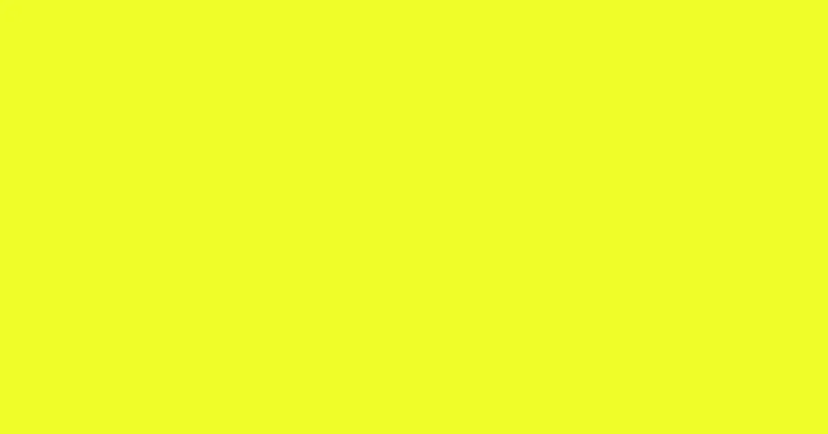 #effc29 laser lemon color image